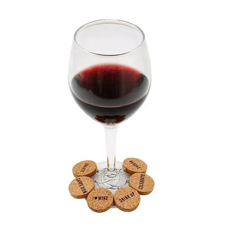 Cork Wine Glass Charms
