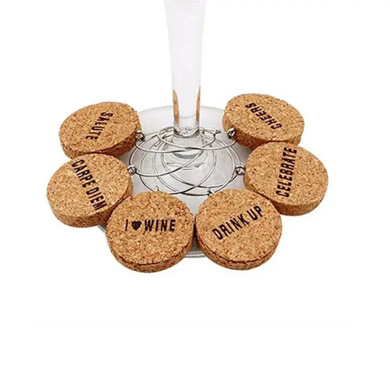 Cork Wine Glass Charms