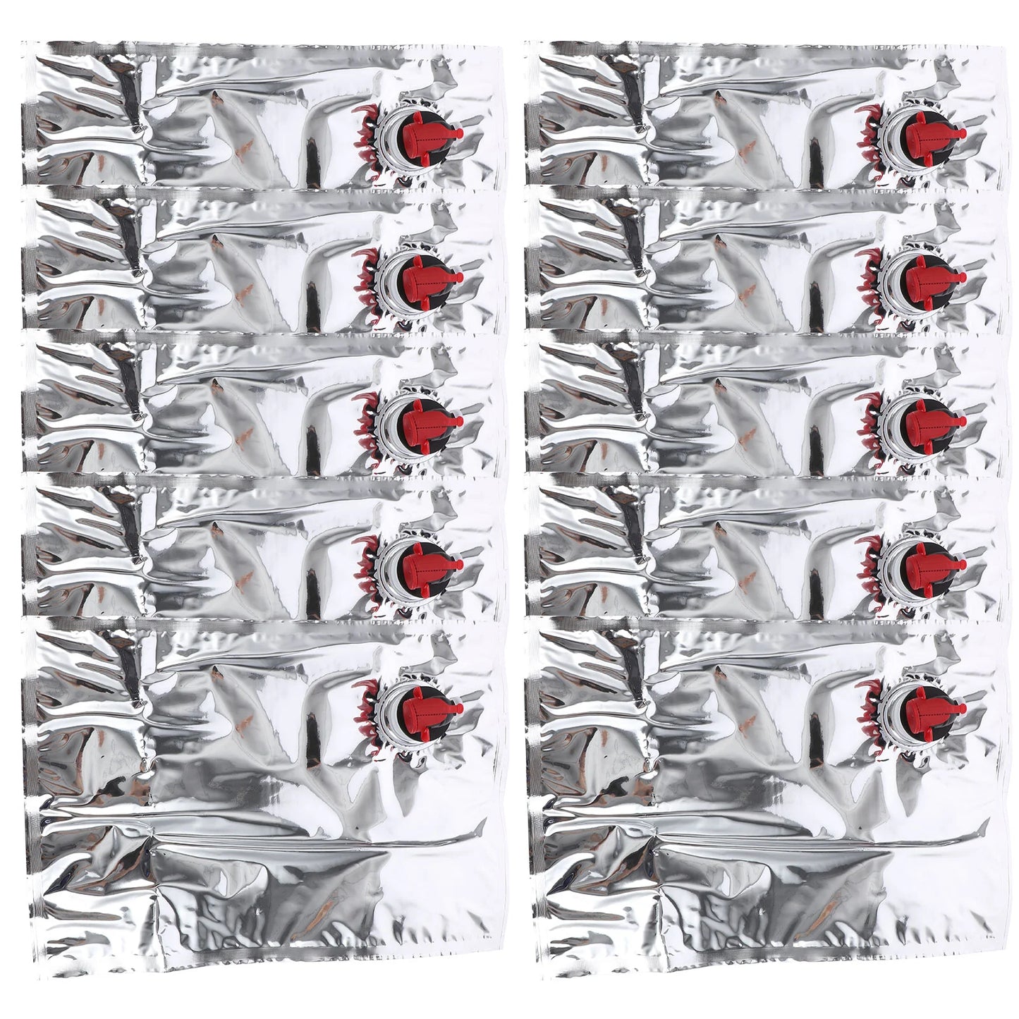 3L Foil Wine Dispenser Bags with Tap – Pack of 10