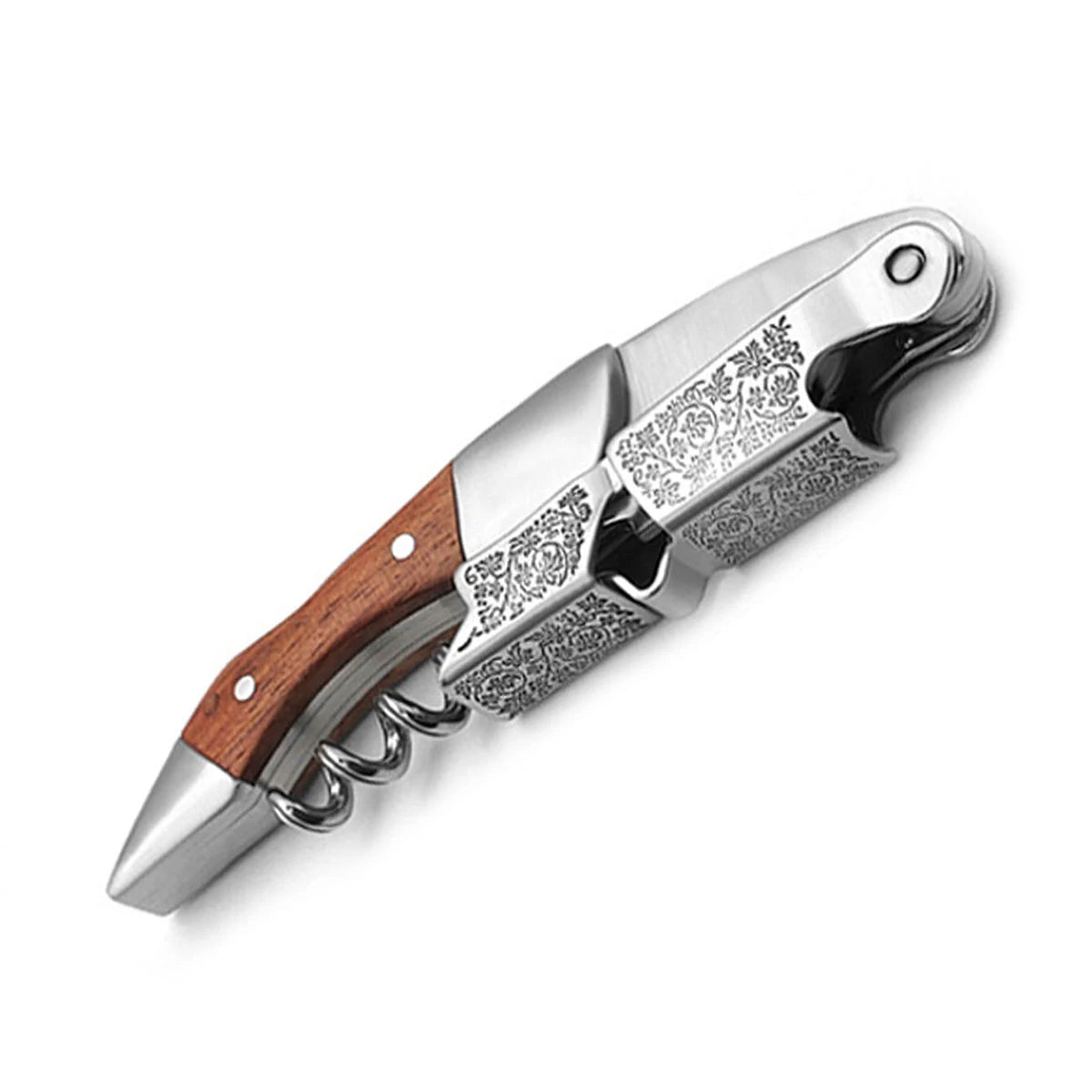 Wooden handle cocksrew