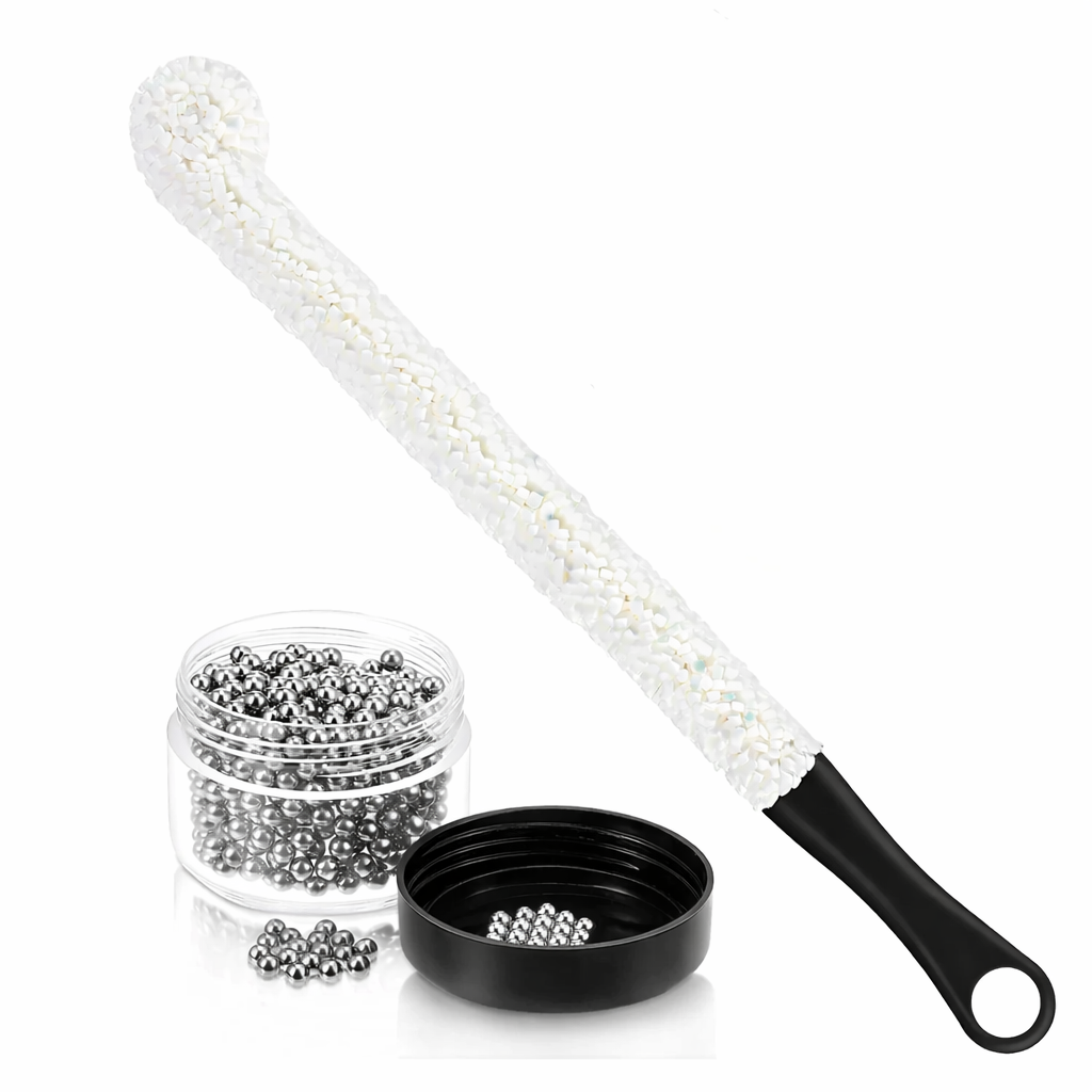 Decanter Cleaning Set (Brush & Stainless Steel Beads)