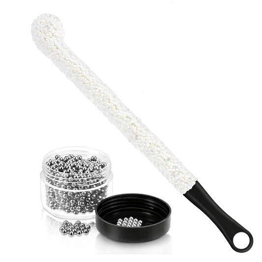 Decanter Cleaning Set (Brush & Stainless Steel Beads)