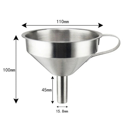 Stainless Steel Wine Decanting Funnel with Filter