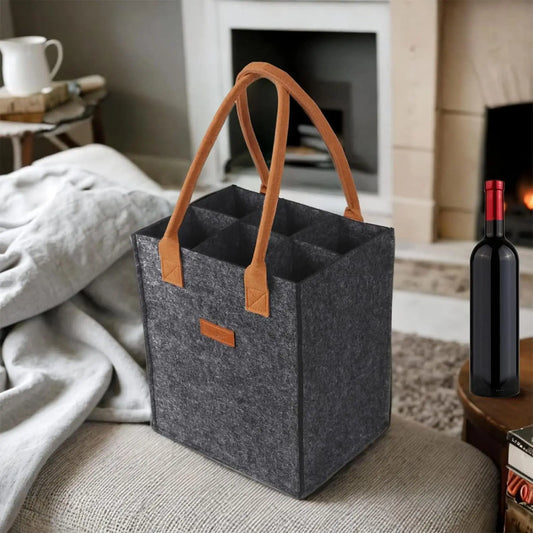 6-Bottle Wine Carrier Bag