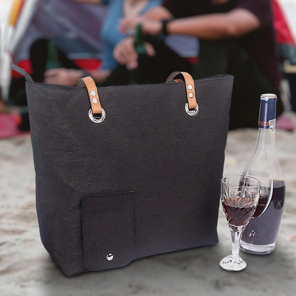 Insulated Wine Tote Bag with Drink Dispenser