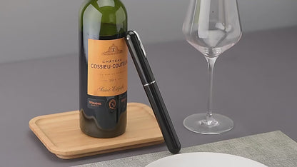 Air pump wine bottle opener
