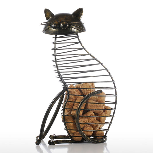 Cat Wine Cork Holder